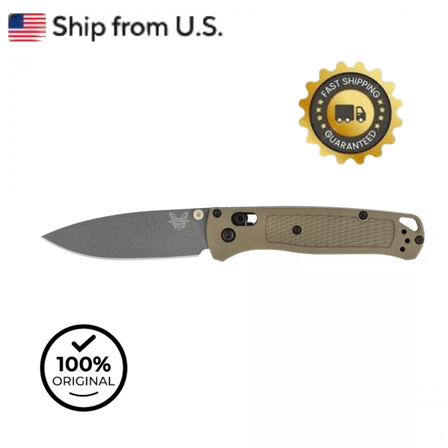 Benchmade Bugout 535GRY-1 Green Grivory Handle CPM-S30V Blade EDC Knife – USA