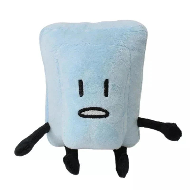 Battle for Dream Island Plush Figure Toy BFDI Stuffed Doll Kid Gift Blue Button