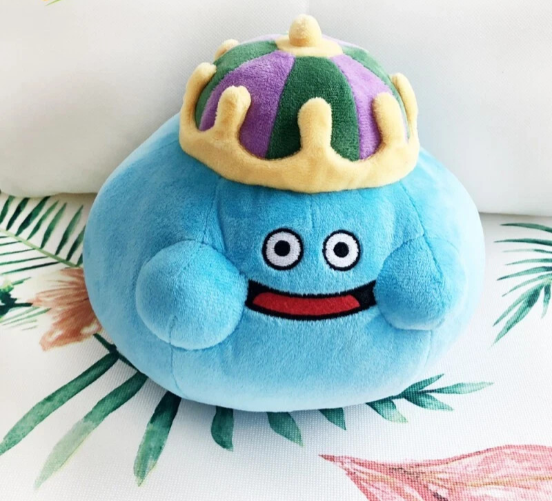 Nintendo Dragon Quest Smile Slime Plush Doll 22cm King Smile New